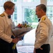 Vice Adm. Doug Perry hosts a dinner for allies and partners