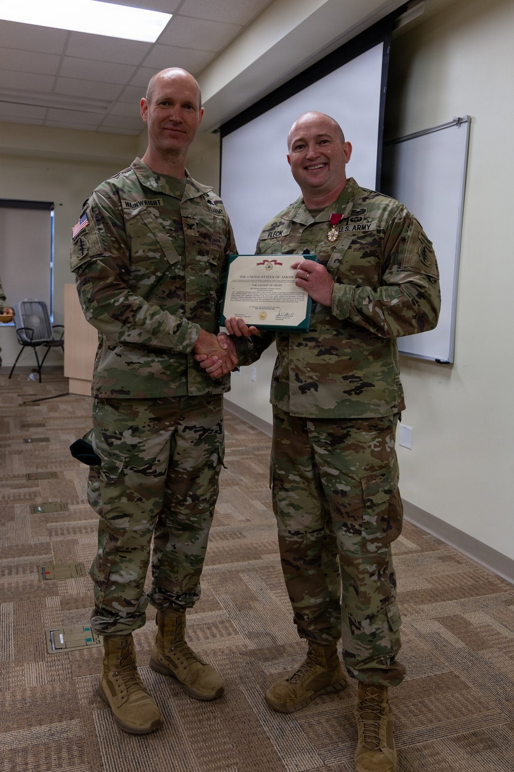 96th Civil Affairs Battalion Change of Command Ceremony
