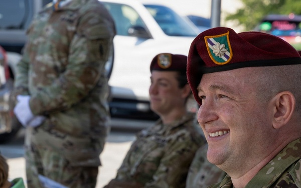 96th Civil Affairs Battalion Change of Command Ceremony