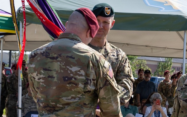 96th Civil Affairs Battalion Change of Command Ceremony