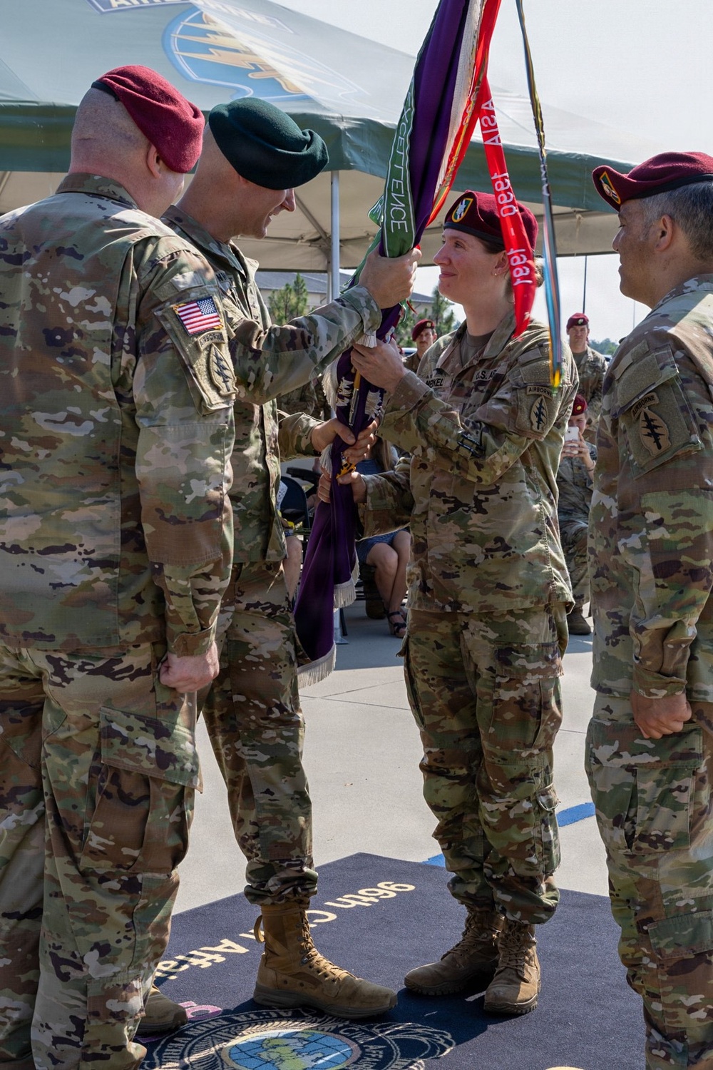 96th Civil Affairs Battalion Change of Command Ceremony