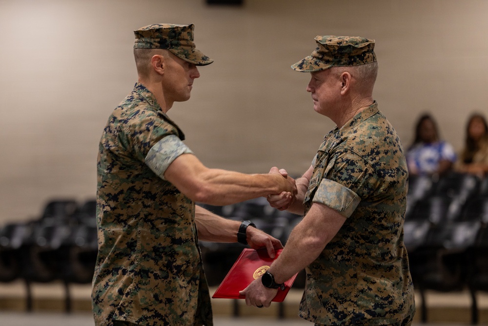 Marine Combat Training Battalion Change of Command Ceremony