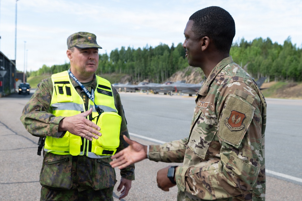 Military Aviation Authority, Finland visits 493 FS, FGS at Ramstein Flag 26