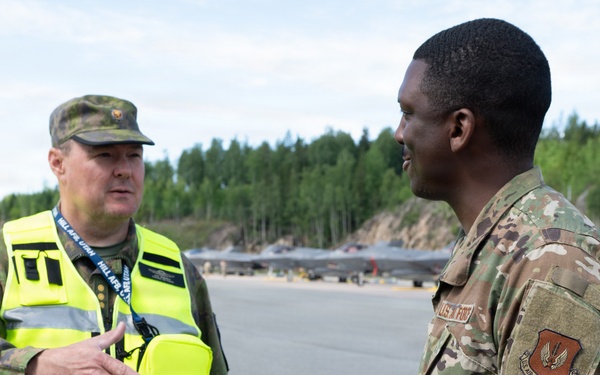 Military Aviation Authority, Finland visits 493 FS, FGS at Ramstein Flag 26
