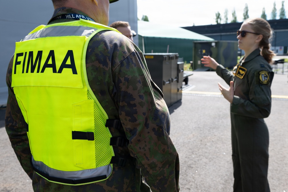 Military Aviation Authority, Finland visits 493 FS, FGS at Ramstein Flag 26