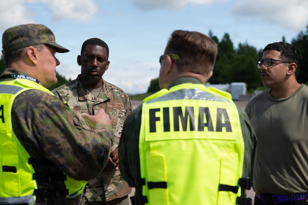 Military Aviation Authority, Finland visits 493 FS, FGS at Ramstein Flag 26