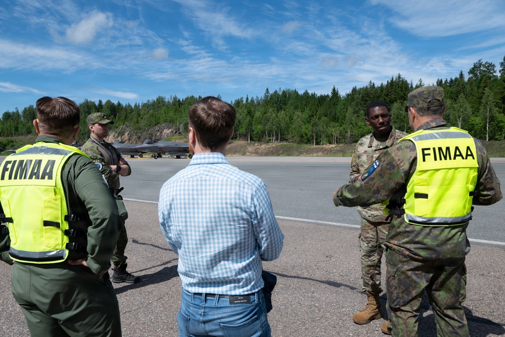 Military Aviation Authority, Finland visits 493 FS, FGS at Ramstein Flag 26