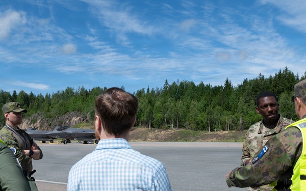 Military Aviation Authority, Finland visits 493 FS, FGS at Ramstein Flag 26