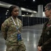 Brig. Gen. Sara Dudley and Staff Sgt. Alexandra Dennis-Belpree speaking at SkillsUSA 2026