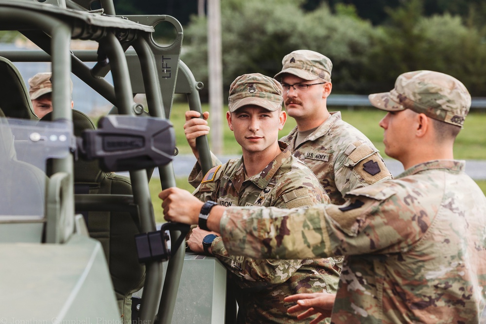 1-112th Infantry trains on new Infantry Squad Vehicle