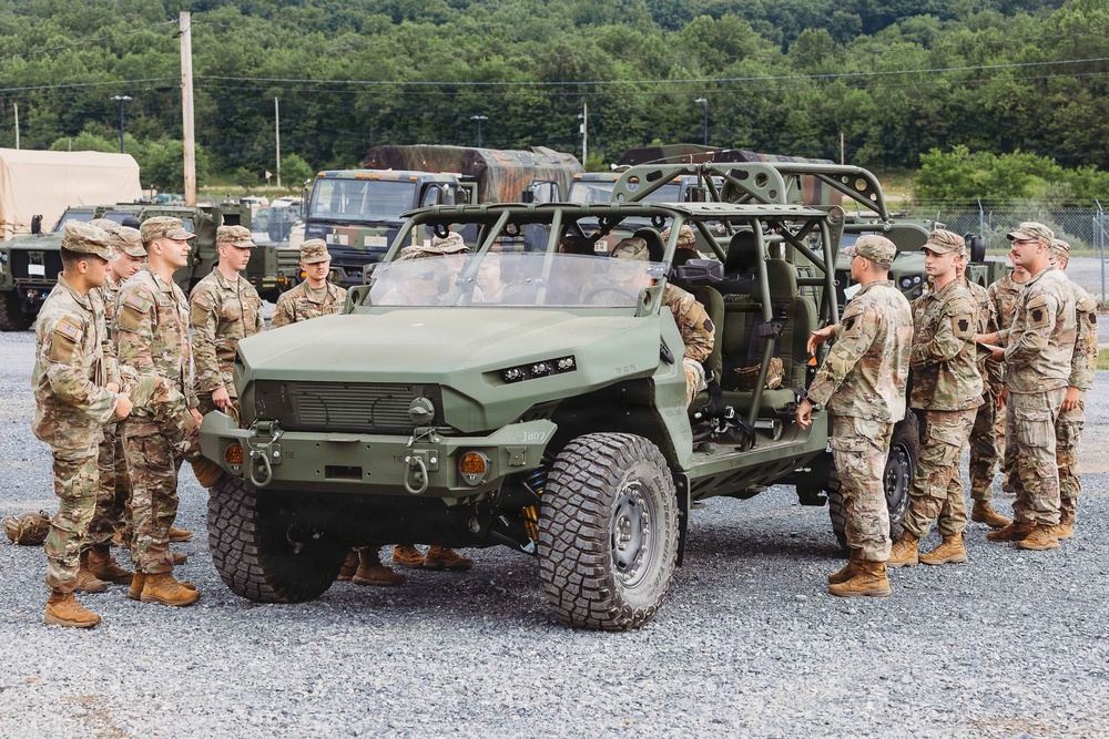 1-112th Infantry trains on new Infantry Squad Vehicle
