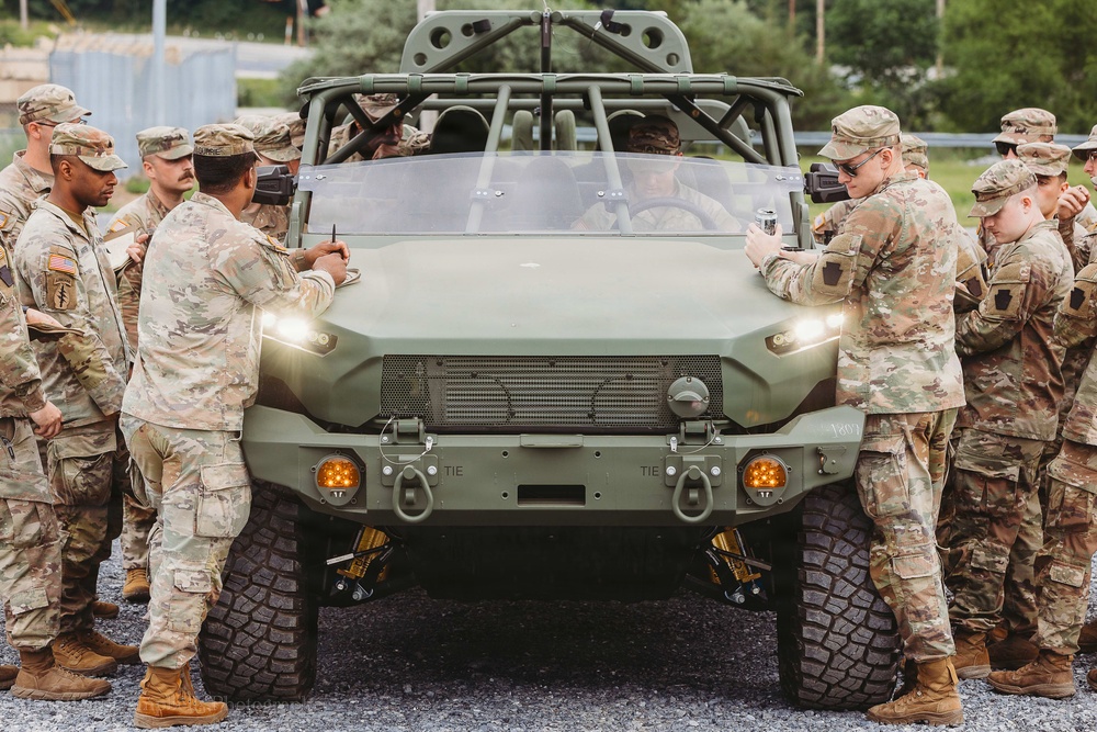 1-112th Infantry trains on new Infantry Squad Vehicle