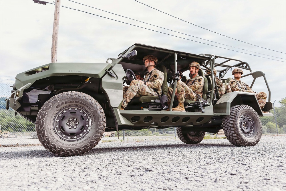 1-112th Infantry trains on new Infantry Squad Vehicle