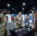 Brig. Gen. Sara Dudley speaks to U.S Army Drone Team officer in charge and noncommission officer in charge at SkillsUSA 2026