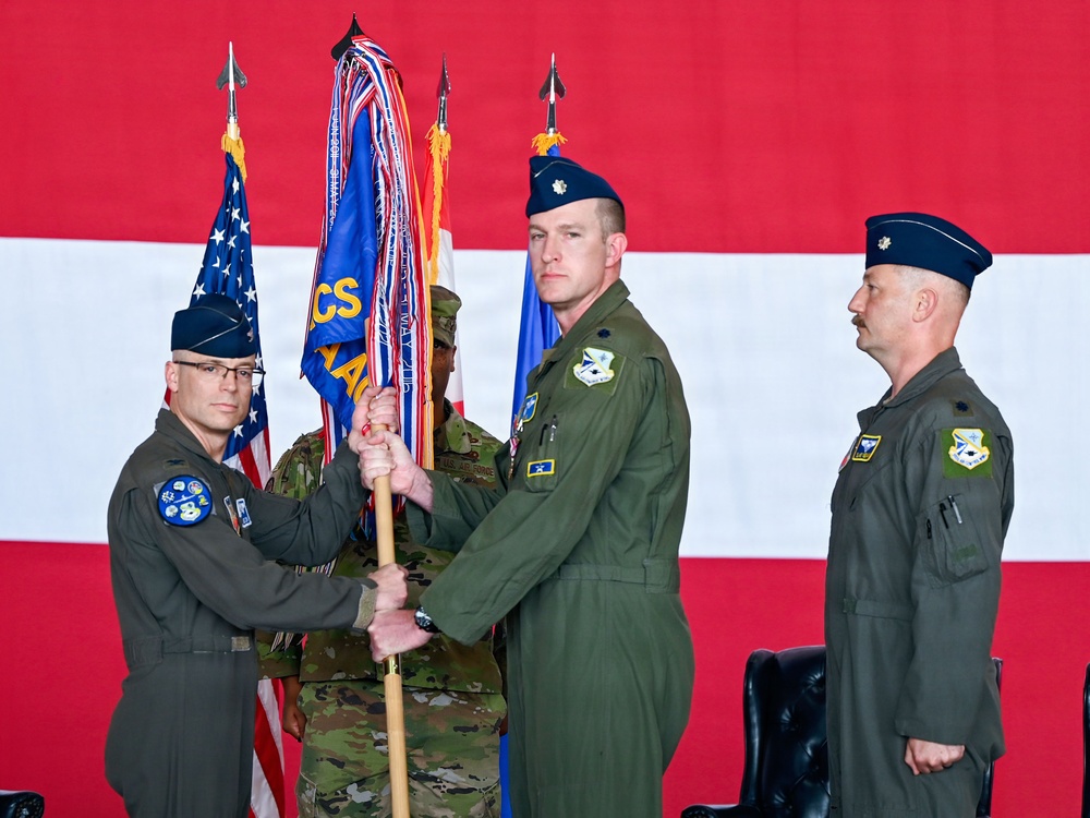 965th Airborne Air Control Squadron welcomes new commander