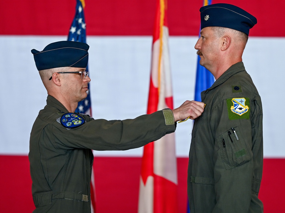 965th Airborne Air Control Squadron welcomes new commander