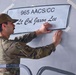 965th Airborne Air Control Squadron welcomes new commander