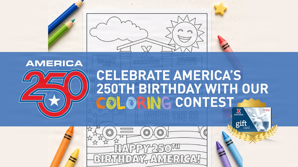 Red, White and Win with the Army &amp; Air Force Exchange Service’s Coloring Sweepstakes