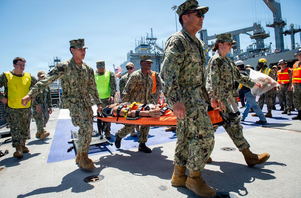 USNS Mercy Sailors Hold MERCEX 26-3, Strengthening Naval Medical Readiness
