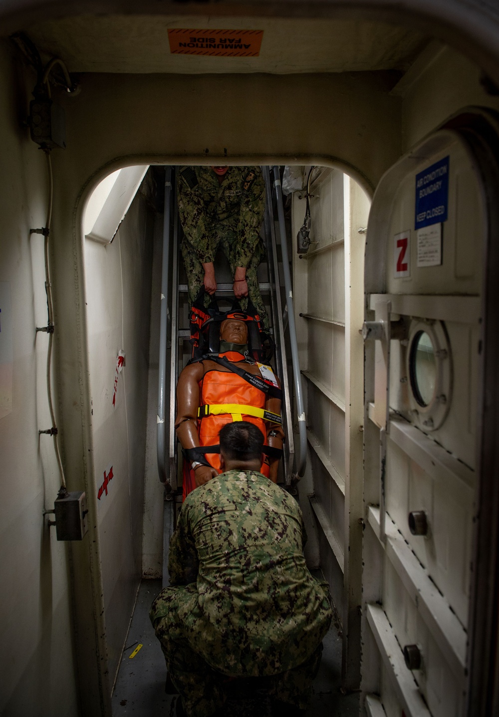 USNS Mercy Sailors Hold MERCEX 26-3, Strengthening Naval Medical Readiness