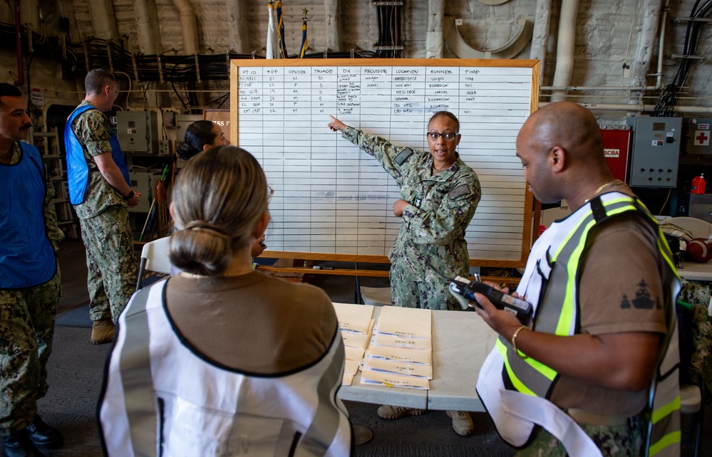 USNS Mercy Sailors Hold MERCEX 26-3, Strengthening Naval Medical Readiness