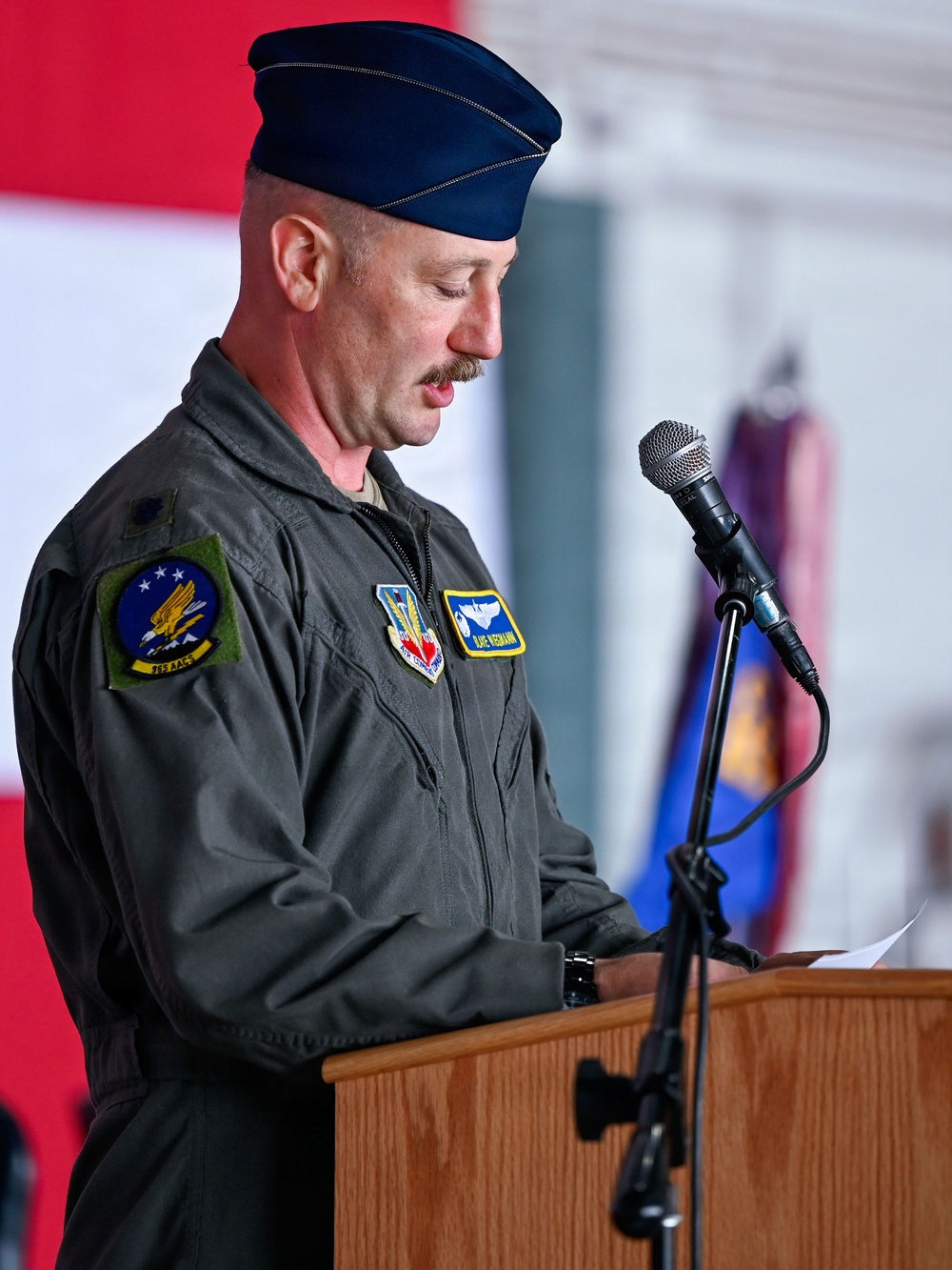965th Airborne Air Control Squadron welcomes new commander