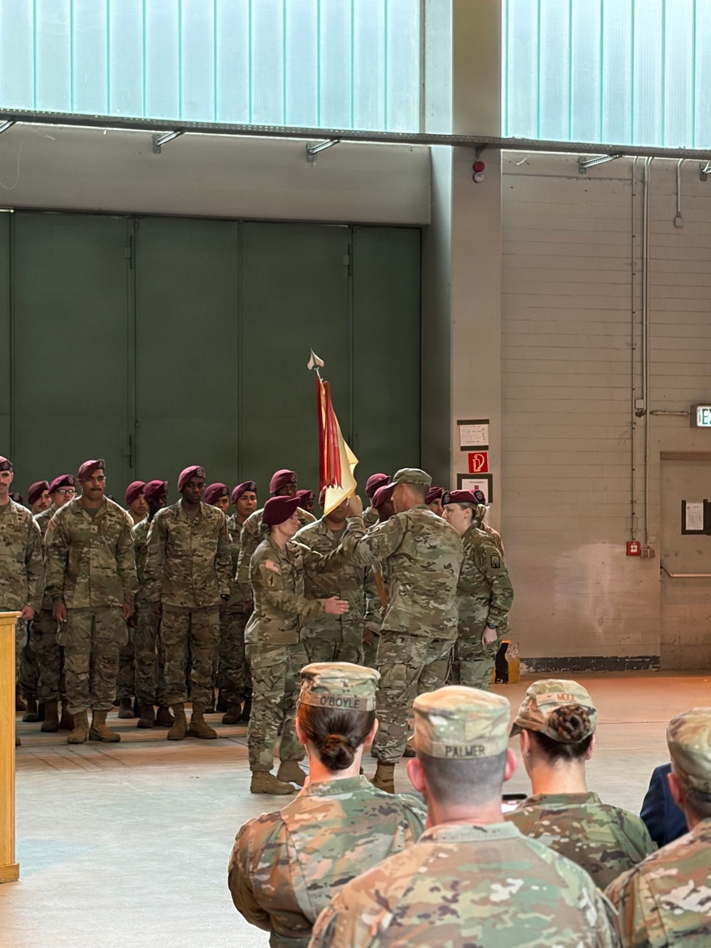 5th QM holds change of command ceremony