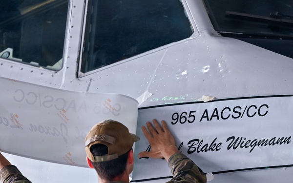 965th Airborne Air Control Squadron welcomes new commander