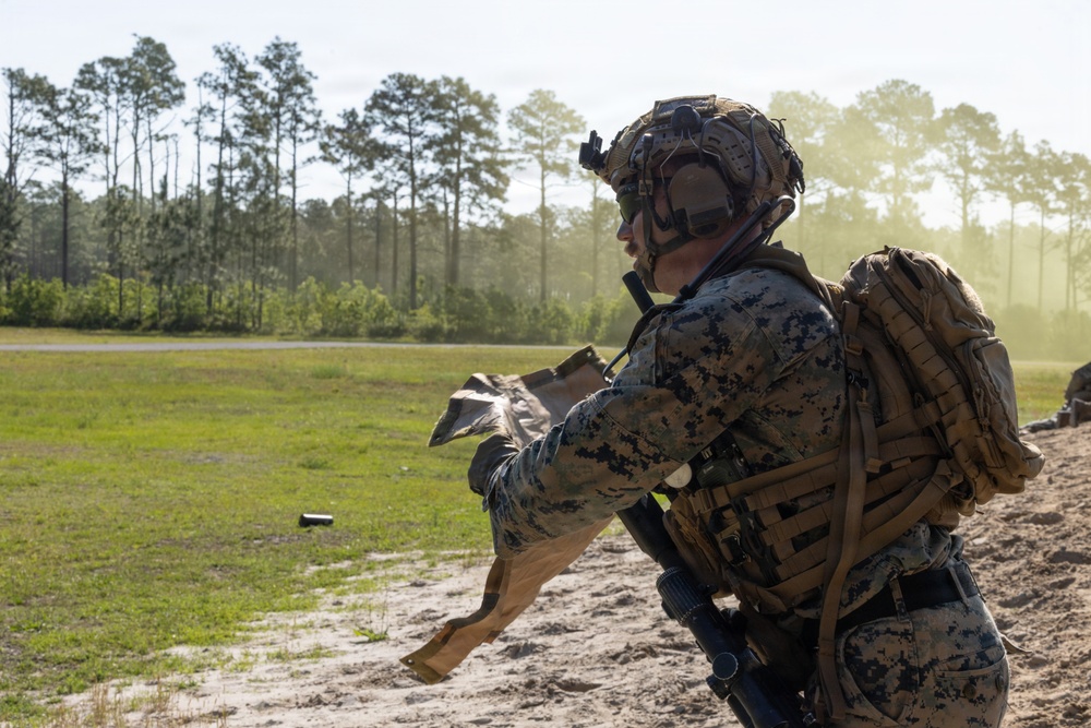 Advanced Infantry Training Company Participates in a Live Fire Exercise