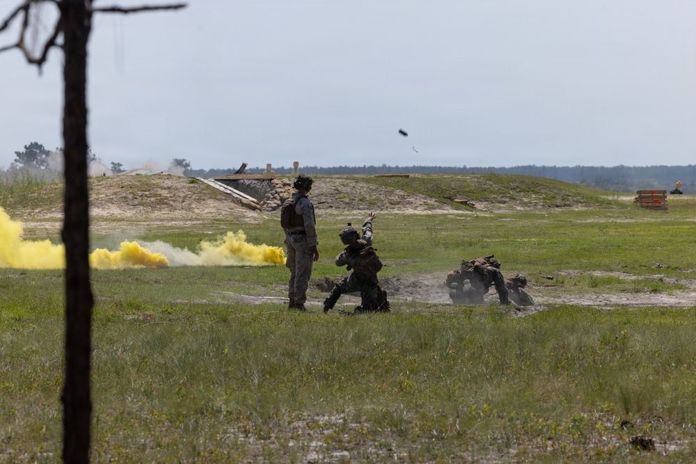 Advanced Infantry Training Company Participates in a Live Fire Exercise