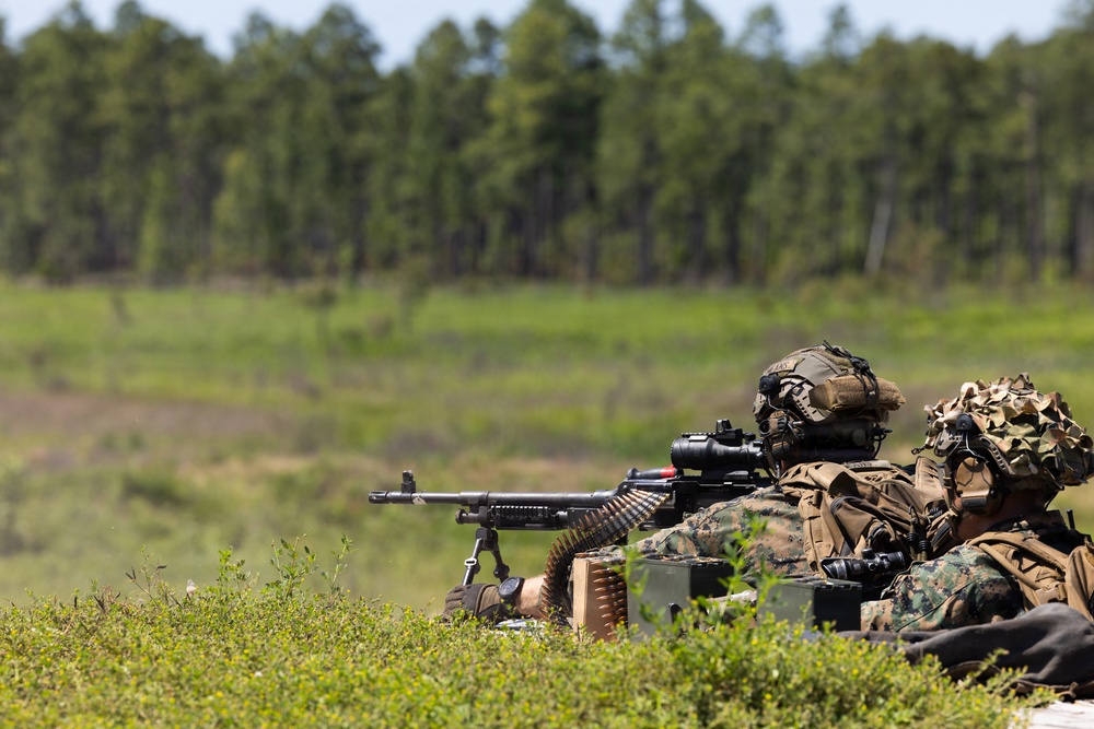 Advanced Infantry Training Company Participates in a Live Fire Exercise