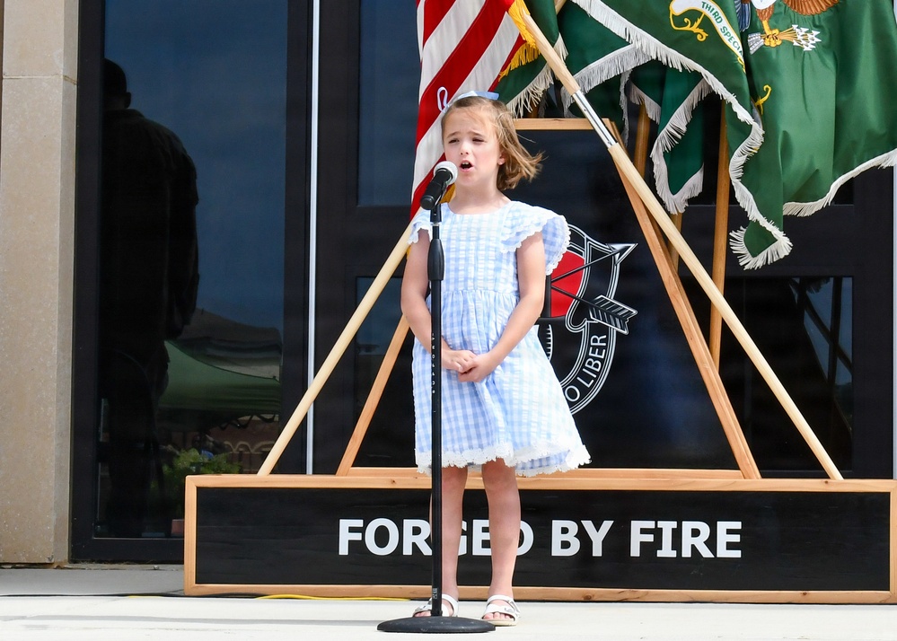 3rd Special Forces Group conducts change of command ceremony
