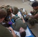 1st MLG Sailors use Battlefield Assisted Trauma Documentation Kits for Valkyrie course