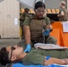 1st MLG Sailors use Battlefield Assisted Trauma Documentation Kits for Valkyrie course