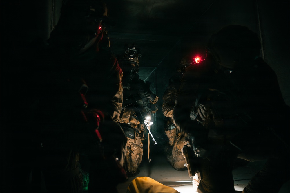 3rd SFG (A) 14th Chemical Reconnaissance Detachment and EOD demonstrate operational readiness during exercise Venom Shield