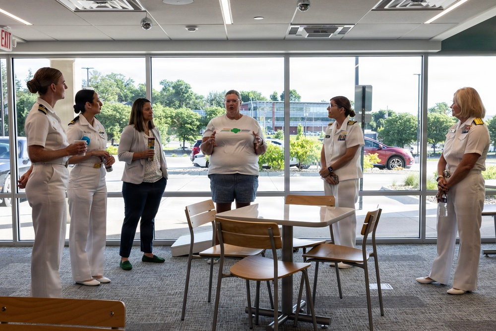 Sailors Visit the Girl Scouts DreamLab During Omaha Navy Week
