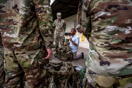 502d LRS distributes equipment to new officers