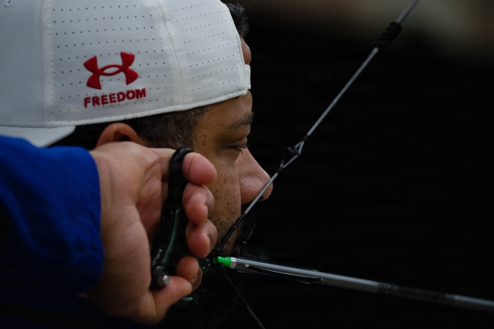Air Force Warrior Games athletes compete in archery