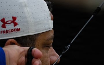 Air Force Warrior Games athletes compete in archery