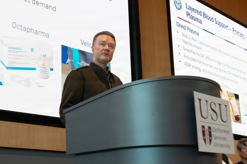 Defense Health Agency Outlines Joint Force Blood Therapy Strategy at National Forum
