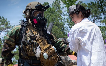 3rd SFG (A) 14th Chemical Reconnaissance Detachment and EOD demonstrate operational readiness during exercise Venom Shield