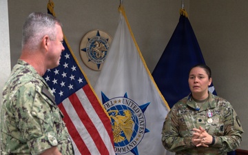 LTC Jodie McQuillan EOT at USTRANSCOM J-4/5/7