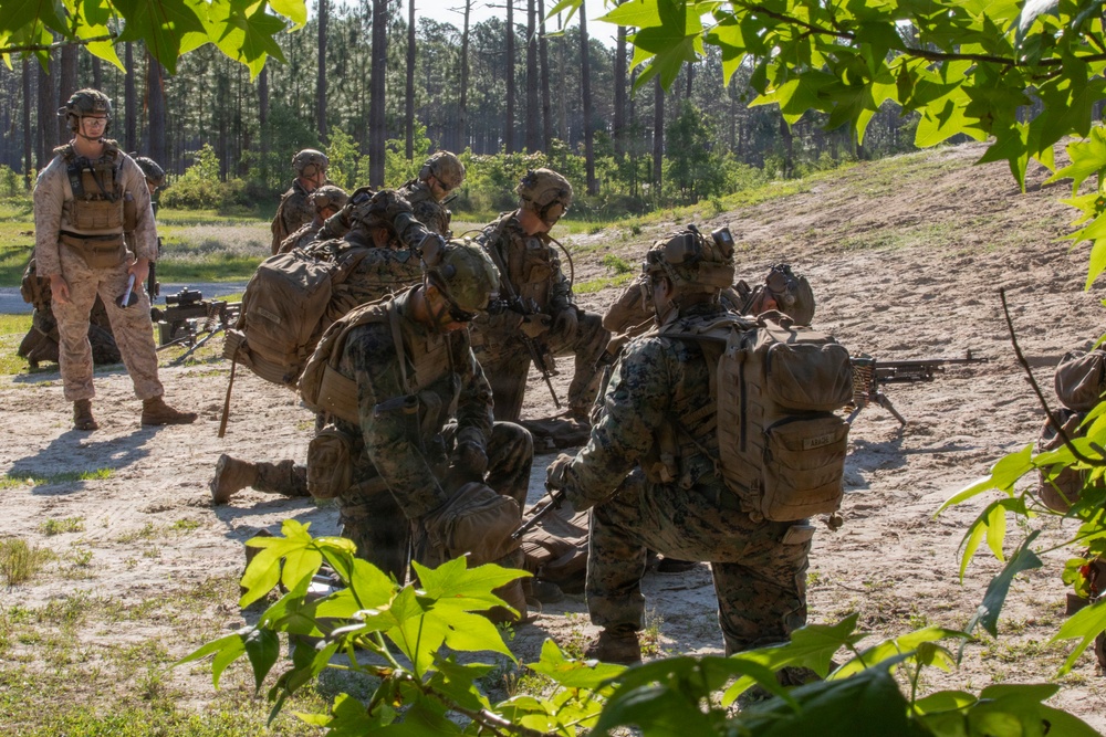 Advanced Infantry Training Company Participates in a Live Fire Exercise
