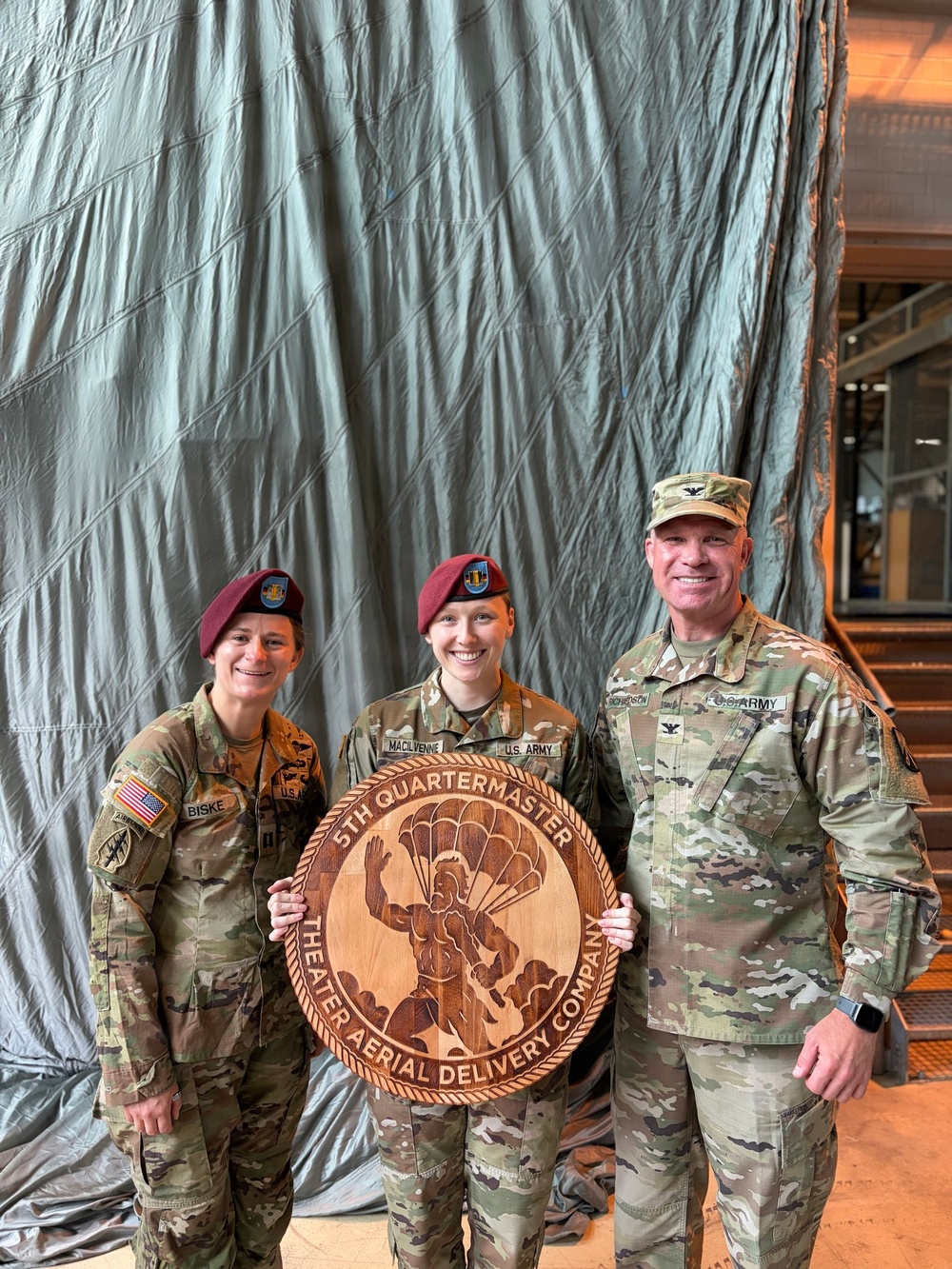 Plaque Presentation Highlights Leadership Legacy at 5th Quartermaster