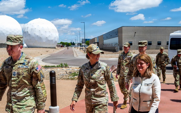 We recently welcomed two U.S. Space Force Senior Executive Service leaders to Buckley SFB!