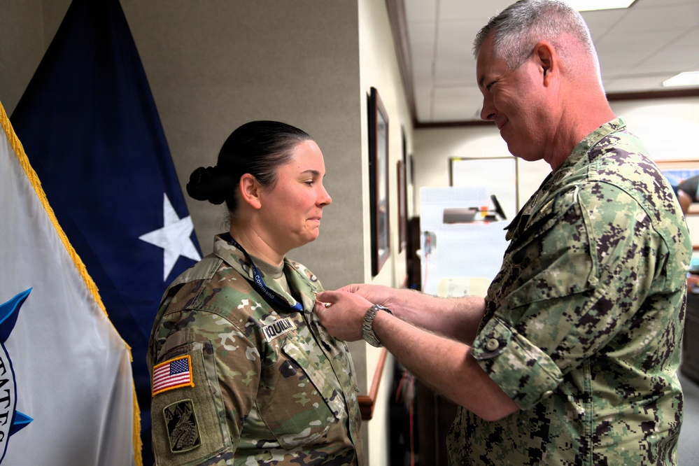 LTC Jodie McQuillan EOT at USTRANSCOM J-4/5/7