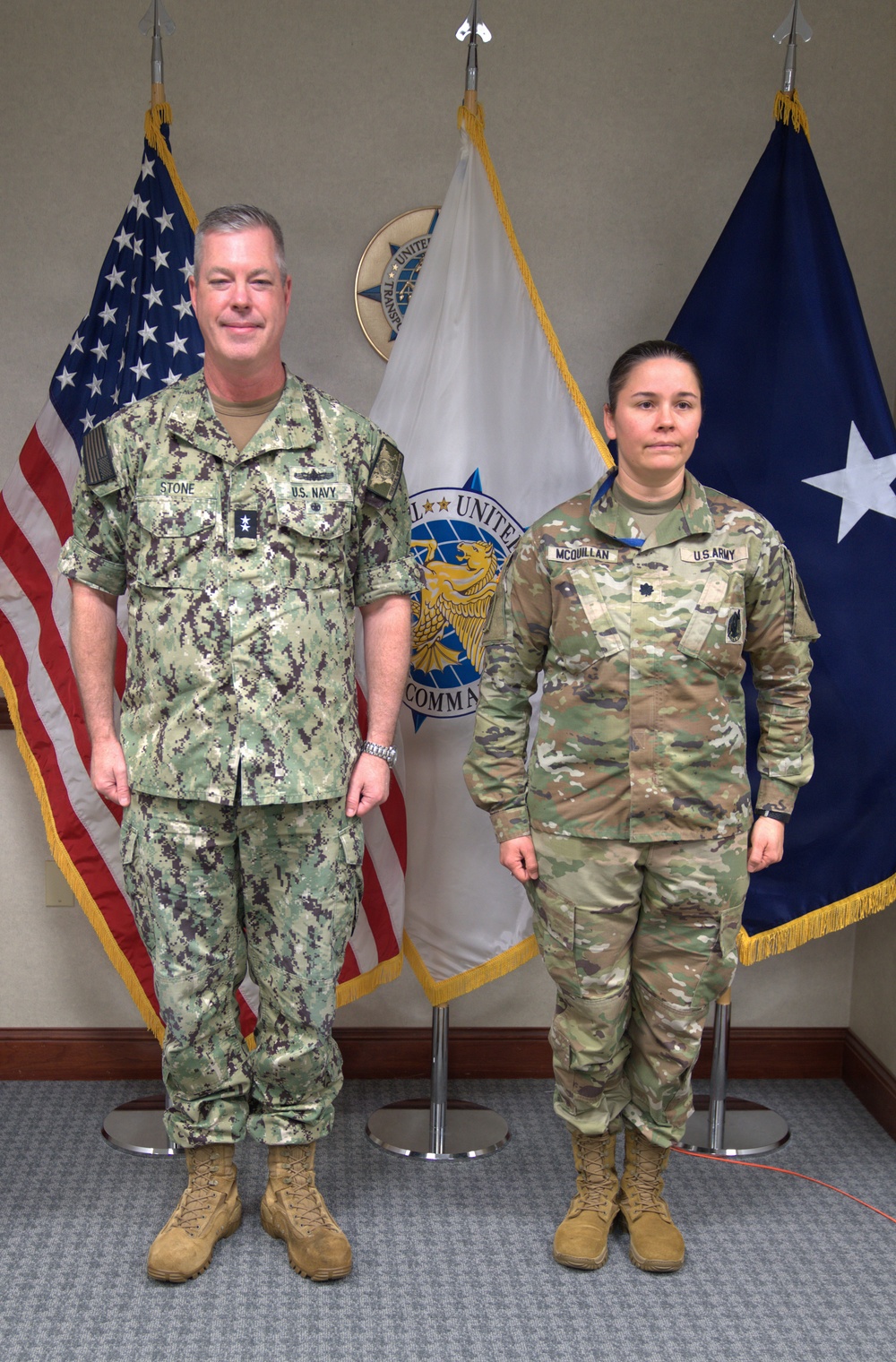 LTC Jodie McQuillan EOT at USTRANSCOM J-4/5/7