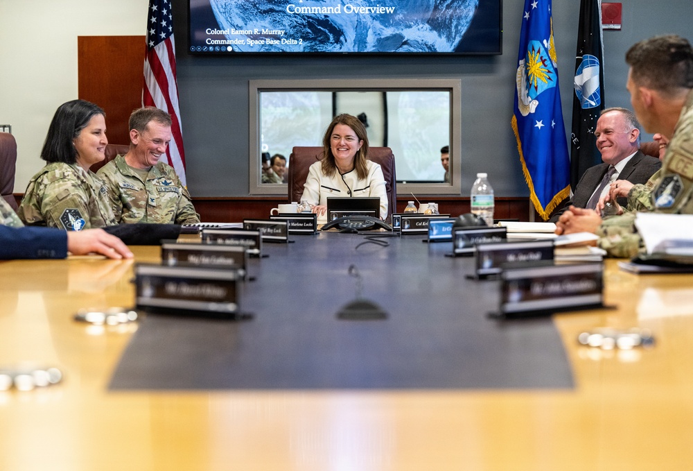 We recently welcomed two U.S. Space Force Senior Executive Service leaders to Buckley SFB!