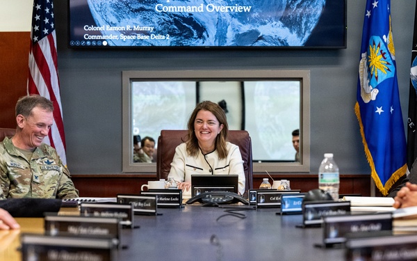 We recently welcomed two U.S. Space Force Senior Executive Service leaders to Buckley SFB!