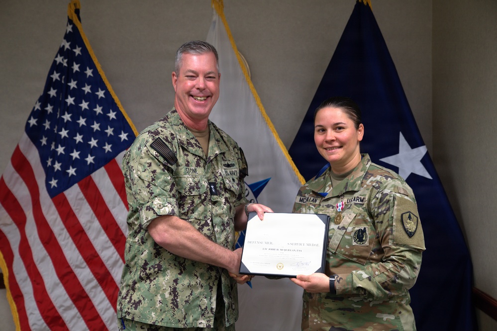 LTC Jodie McQuillan EOT at USTRANSCOM J-4/5/7